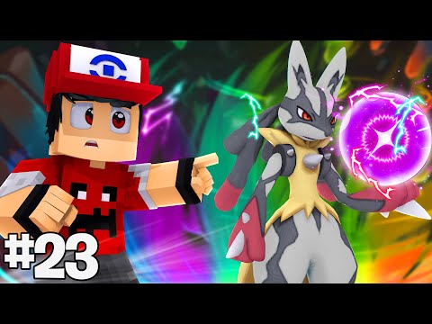 Minecraft: MEGA LUCARIO SOMBRIO *incrível* - PIXELMON MASTER Ep.23 ‹‹ P3DRU ››