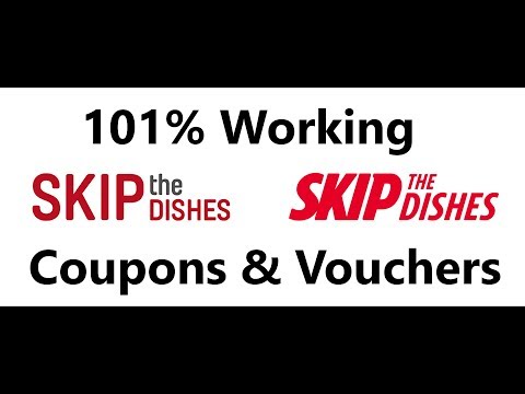 Skip The Dishes Coupons, Promo Codes & Vouchers 2019