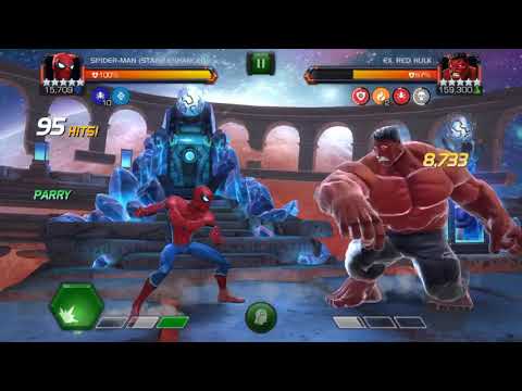 5 Star Rank 5 Spider-Man  vs Labyrinth of Legends Red Hulk - Marvel Contest of Champions!