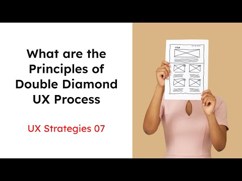 What are the principles of double Diamond UX process