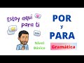 Por vs Para en español: diferencias y ejemplos clave para aprender