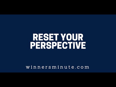 Reset Your Perspective | The Winner's Minute With Mac Hammond
