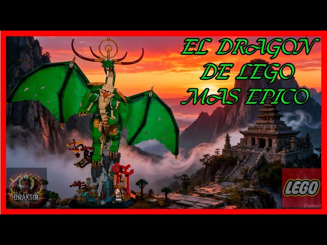 Vídeo relacionado con LEGO Ninjago Dragón Guardián - Kit de Maquetas - Figura Articulada de Dragón, Minifigura del Maestro Wu y Base de Exposición con Efecto de Roca - Regalo para Chicos de 14+ Años y Adolescentes 71847