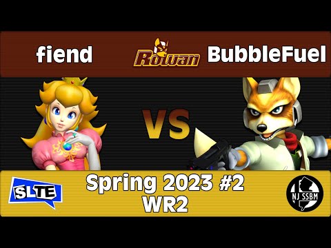 Rowan Spring 2023 #2: fiend (Peach) Vs. BubbleFuel (Fox) - WR2