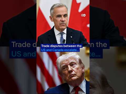 US-Canada tariff war escalates | DW News