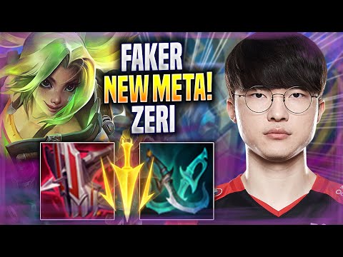 FAKER CRAZY NEW META ZERI MID! - T1 Faker Plays Zeri MID vs Akali! | Season 2022