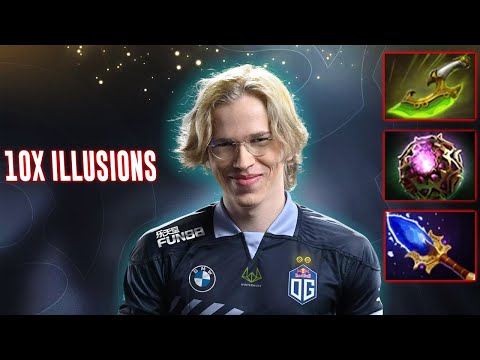 Topson [Phantom Lancer] Insane Cancer Build - 10x Illusions