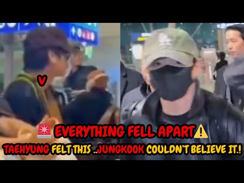 Taehyung Almost Didn’t Enter the Public Terminal—What Really Happened in Portugal Shocked ARMY.!