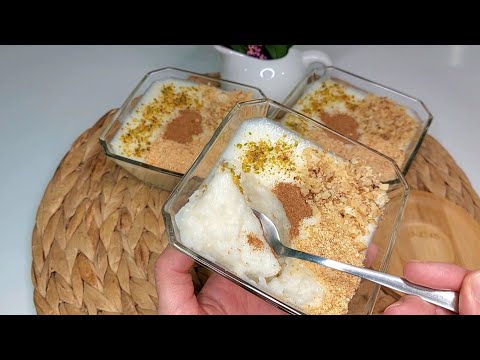 BRZI SUTLIJAŠ💥Sutlija sa rižom❗️Lagan i ukusan desert od vrlo malo sastojaka❗️Milk dessert with rice