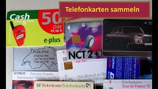 Telefonkarten sammeln - Einführung mit dem Wert deutscher Telefonkarten