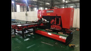 Thick plate cnc punching machine big sheet metal iron worker cnc feeding table