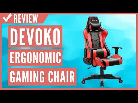 Devoko Ergonomic Gaming Chair Racing Style Adjustable Height Review