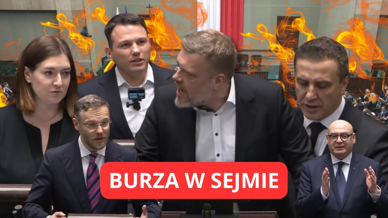 PORANNA BURZA W SEJMIE!