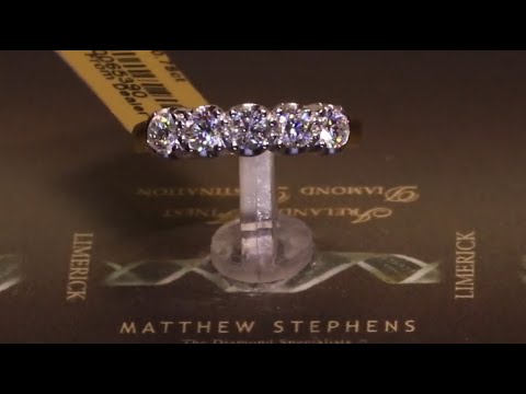 #65390 | T0.78ct | Five Stone Diamond Eternity Ring | Set in 18ct Yellow Gold