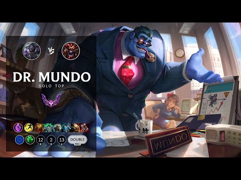 Dr. Mundo Top vs Shyvana - EUW Master Patch 12.13