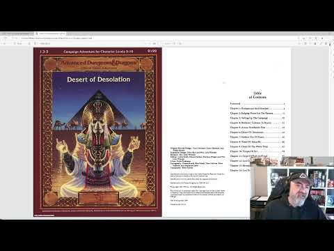 DMGeezerjim reviews D&D classic adventures - I3-I5 Desert of Desolation
