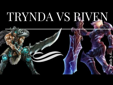 Tryndamere vs Riven - We Flashed at the same time!