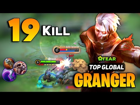 19 OVERKILL! Granger Brutal Gameplay [ Top Global Granger Best Build ] ✿ғᴇᴀʀ - Mobile Legends