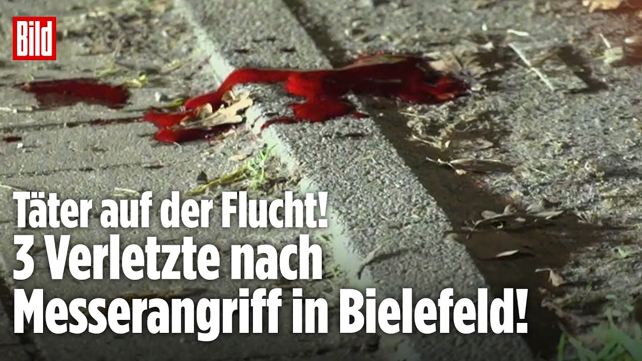BIELEFELD: Messerangriff am Supermarkt! 3 Verletzte, Täter auf der Flucht – Polizei ermittelt!