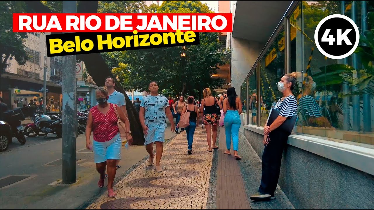 RUA RIO DE JANEIRO | BELO HORIZONTE-MG | NA RUA 4K
