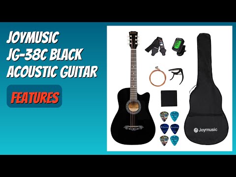 REVIEW (2026): JOYMUSIC JG-38C Black Acoustic Guitar. Features