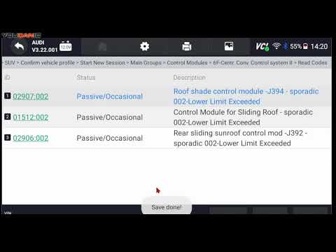 Quick Fix Audi Sunroof Stuck Glitches Not Working – Troubleshooting with YOUCANIC Scanner!