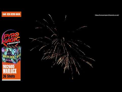 Pyro Magic Fireworks (BATCH 2025) –WARLOCK | 36 Shots | Product Code: 902605