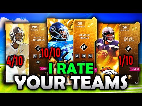 I RATE YOUR TEAMS EP. 45  - Madden 22 Ultimate Team