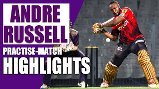 Andre Russell goes big in the practice match 💪🤩 | KKR | #TATAIPL2023