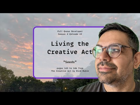 Live-coding stream! JavaScript, CSS, AstroJS, But first "Living the Creative Act" live recording thumbnail
