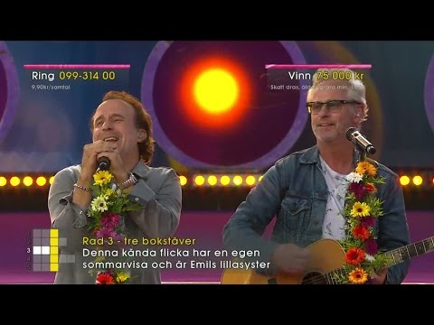 Patrik Isaksson, Tommy Nilsson, Uno Svenningsson - Sommarmedley - Sommarkrysset (TV4)