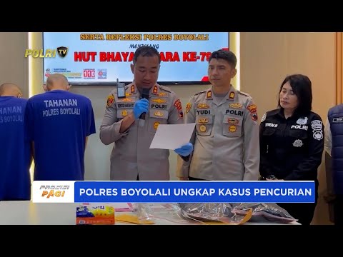 POLRES BOYOLALI UNGKAP KASUS PENCURIAN DENGAN KEKERASAN