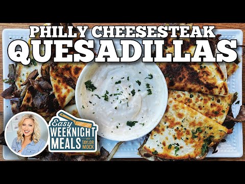Easy Weeknight Meal: Philly Cheesesteak Quesadillas