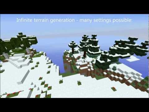 Minecraft - Floating Islands with Terrain Control mod by Khoorn - video by Ameobea