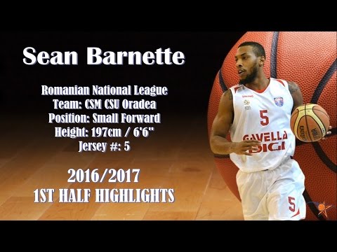 Sean Barnette 2016/2017 1st Half Highlights