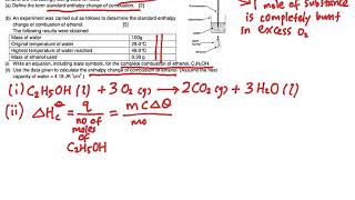 Combustion Chemical Equation