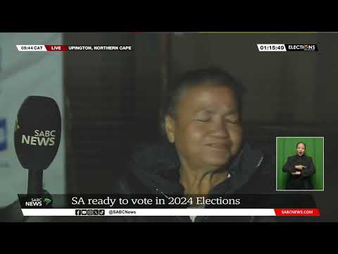 2024 Elections | First voter is ready to cast her vote in Upington