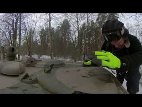 T-26 WW2 Soviet Tank  Reversing Into Forest, Photo Op, Maneuvering Out - Long Version [360 VR]