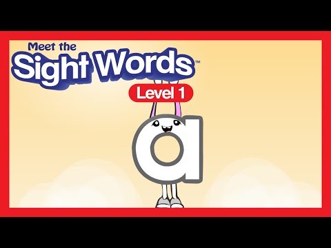 Meet the Sight Words Level 1 - "α"