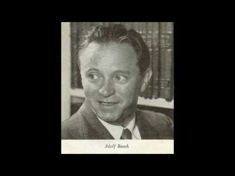 Mozart Violin Concerto No. 5 (Adolf Busch, 1945)