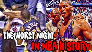 The WORST Night In NBA HISTORY (The Malice At The 