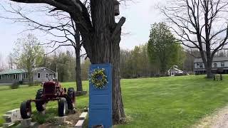 Driving with Dave and Mom into Na A’s old driveway ( May 2023 )