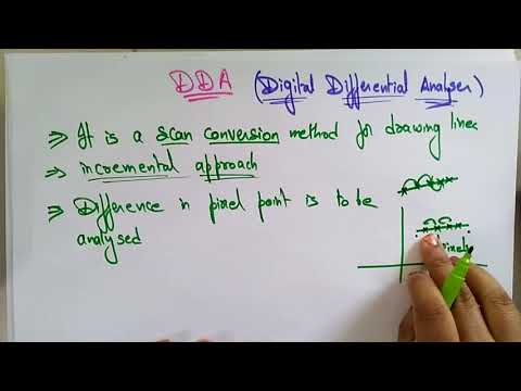 Digital Differential Analyser | DDA | Introduction | Computer Graphics | Lec-12 | Bhanu Priya