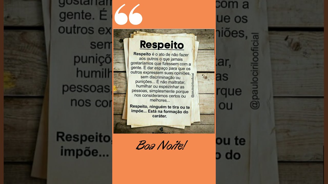 Respeito: Como respeitar os outros pode mudar sua vida!