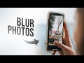 How to Blur a Photo on any iPhone (tutorial)