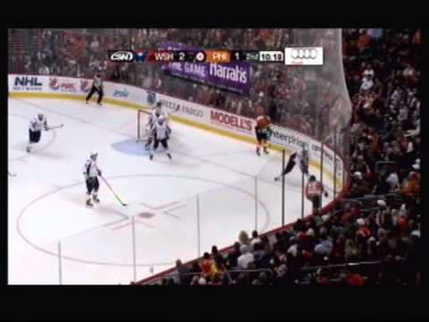 Hockey:Capitals vs Flyers Oct 20 2011