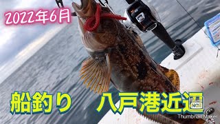 【船釣り】2022年６月《中潮》船で釣りに行ってみた件【八戸】