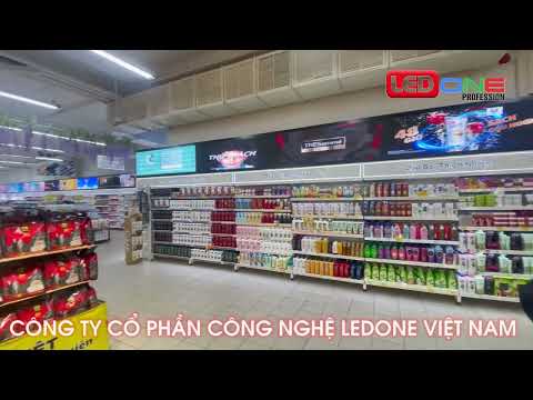 Siêu thị GO! Đà Nẵng | Ledone thi công dự án thầu màn hình LED P2.5 hệ thống Siêu thị GO! toàn quốc
