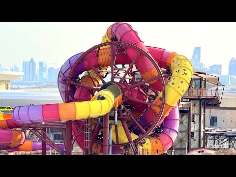 INSANE! FERRIS WHEEL Water Ride POV | CRAZY Rotating Water Slide Ride!