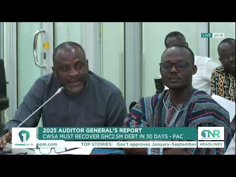 GH¢2.5m Water Debt: Parliament Gives Community Water Agency 30-Day Ultimatum